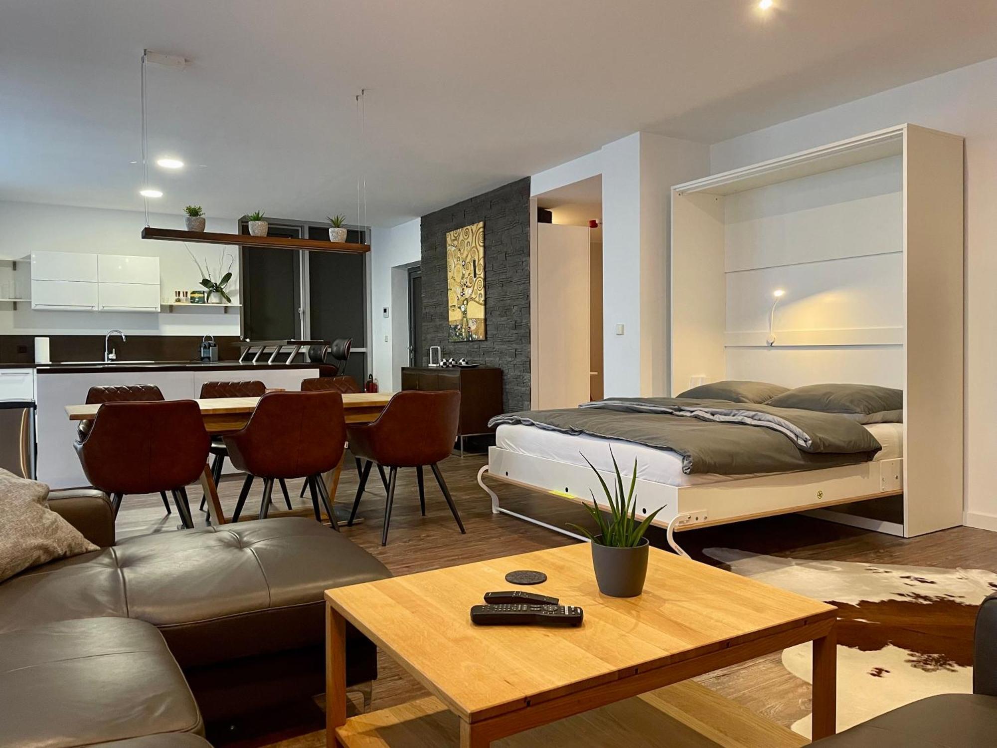 Apartment Leipzig Waldstrassenviertel Loft Terrasse, Redbull Arena Kültér fotó